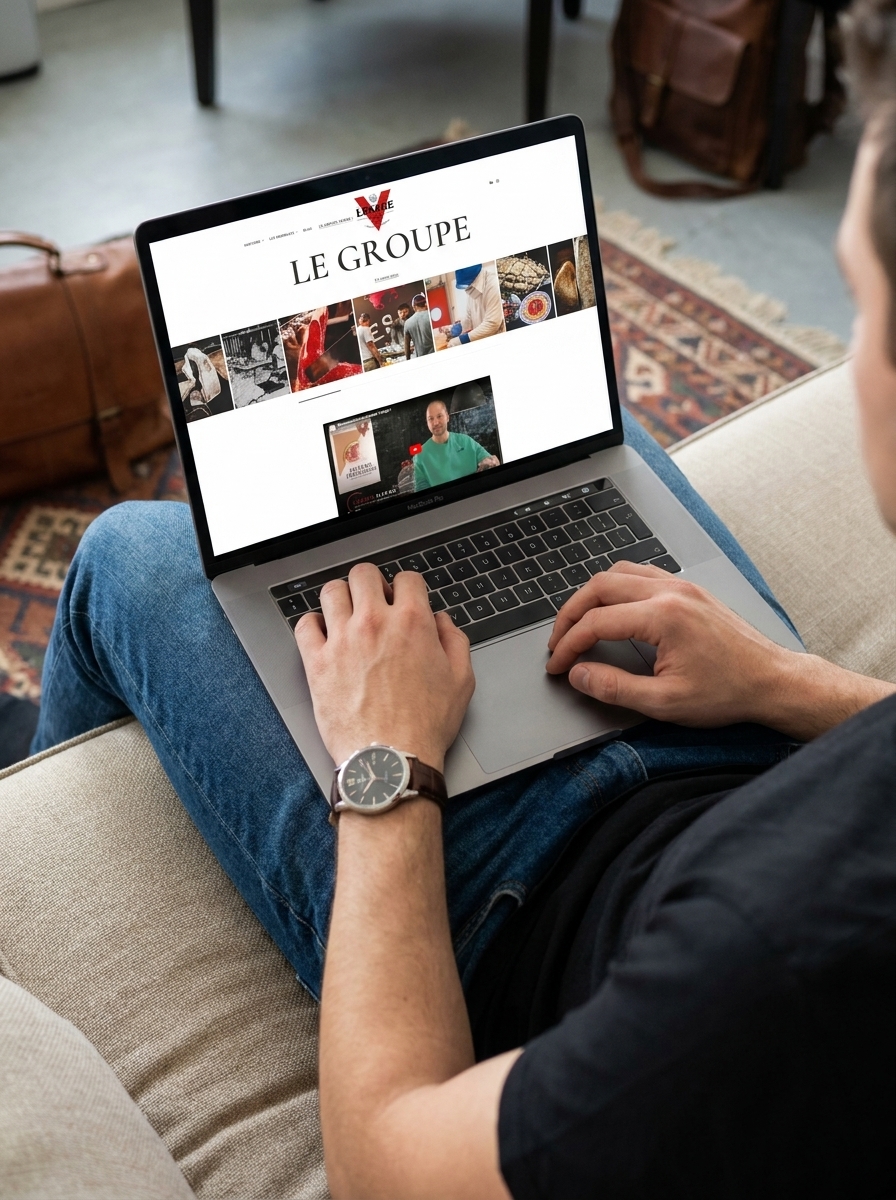 Application boucherie — Click & Collect B2B et B2C multi-magasins