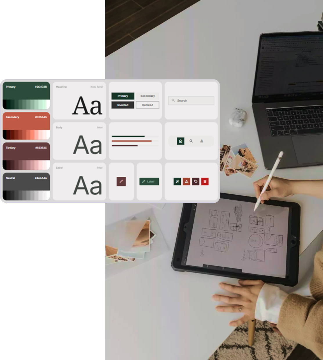 Audit et design system — cartographie SEO et processus de conception du site plombier